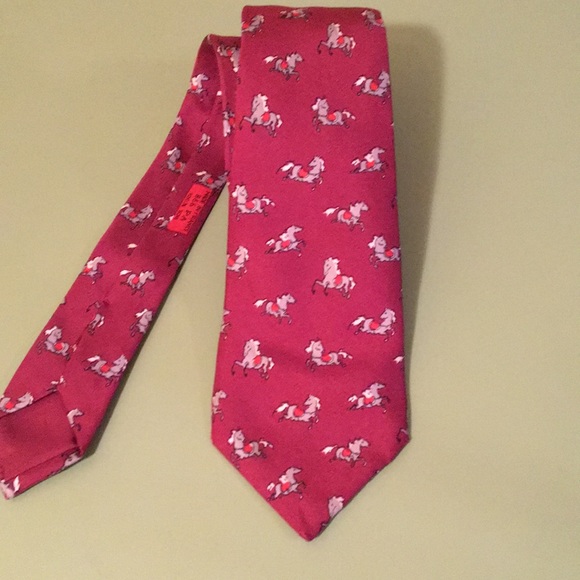 Hermes Other - VINTAGE HERMES GALLOPING HORSE TIE